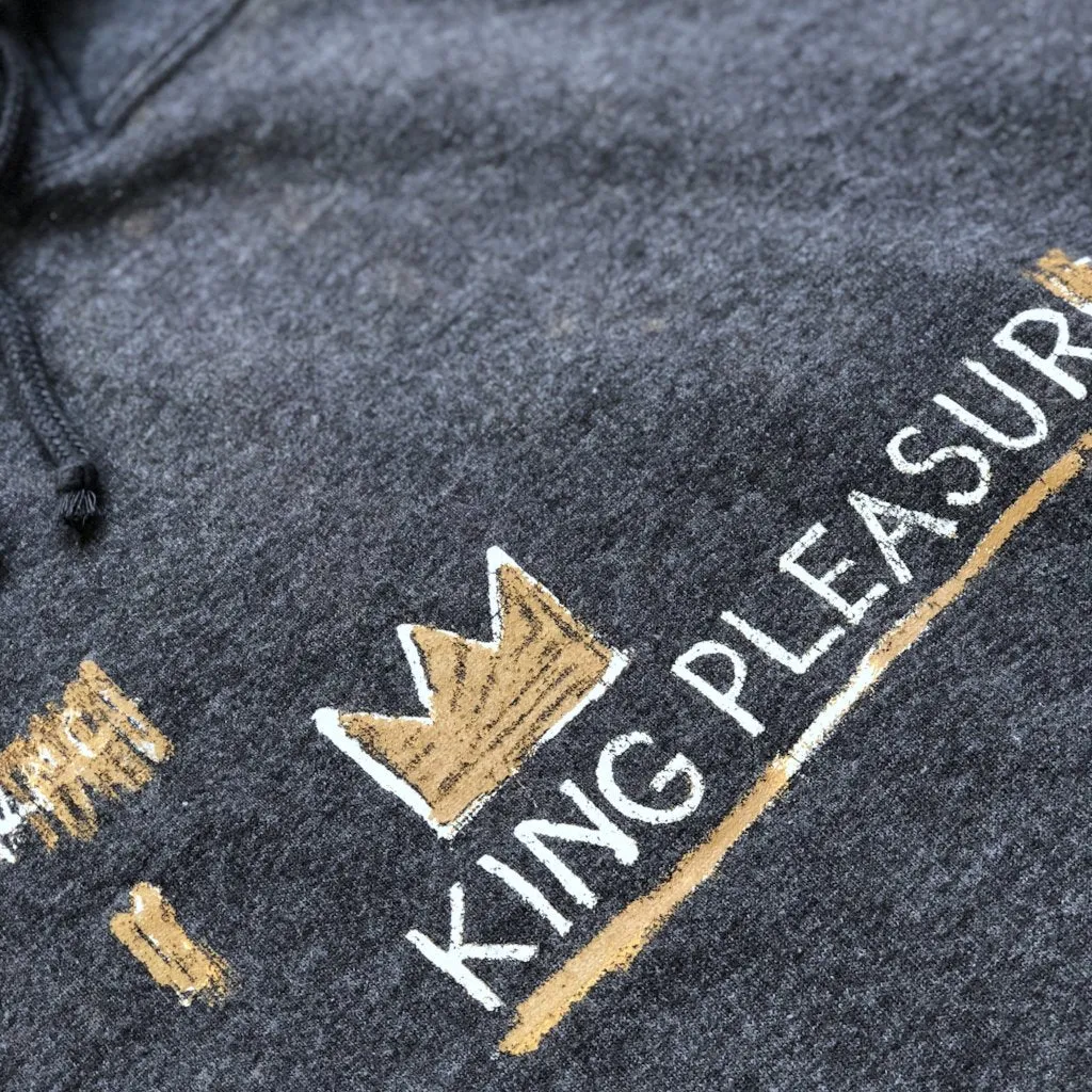 00's Japanese Basquiat 'King Pleasure' Hoodie