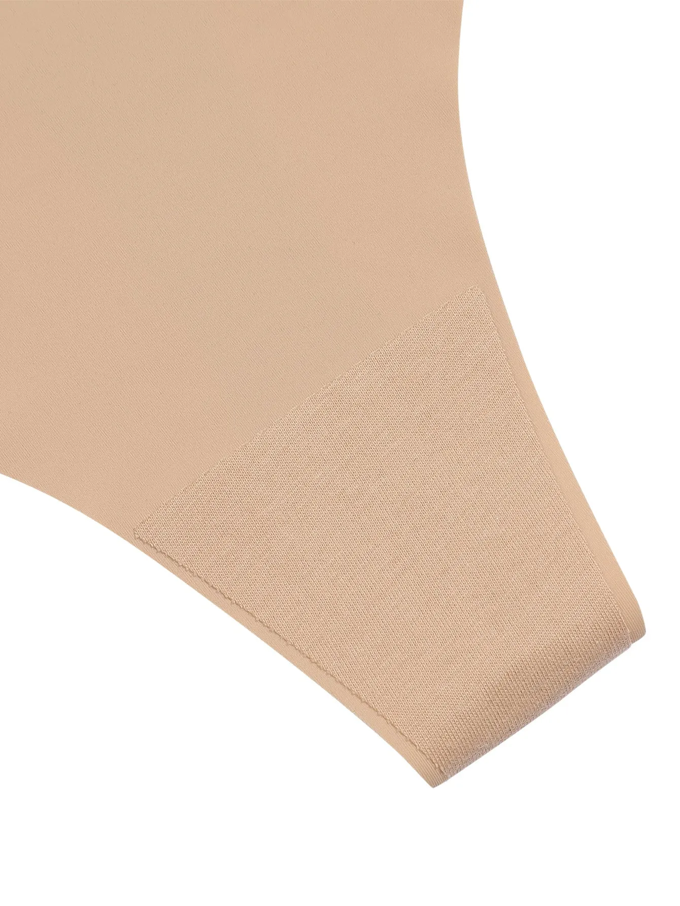 3PCS Daily Wear Basic Color Silky Soft Seamless Thongs Set
