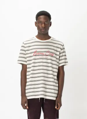 Barney Cools Script Tee Stone Stripe
