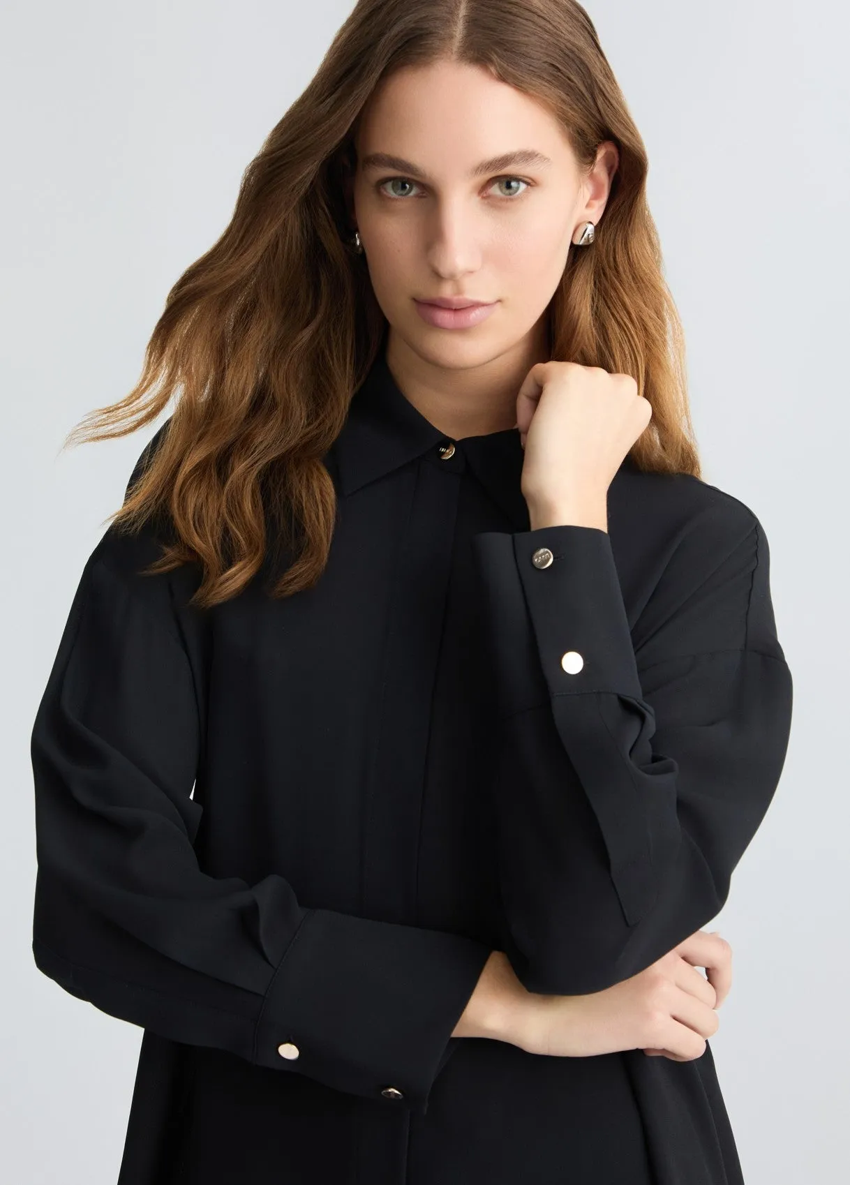 BLOUSE OVERSIZED BLACK