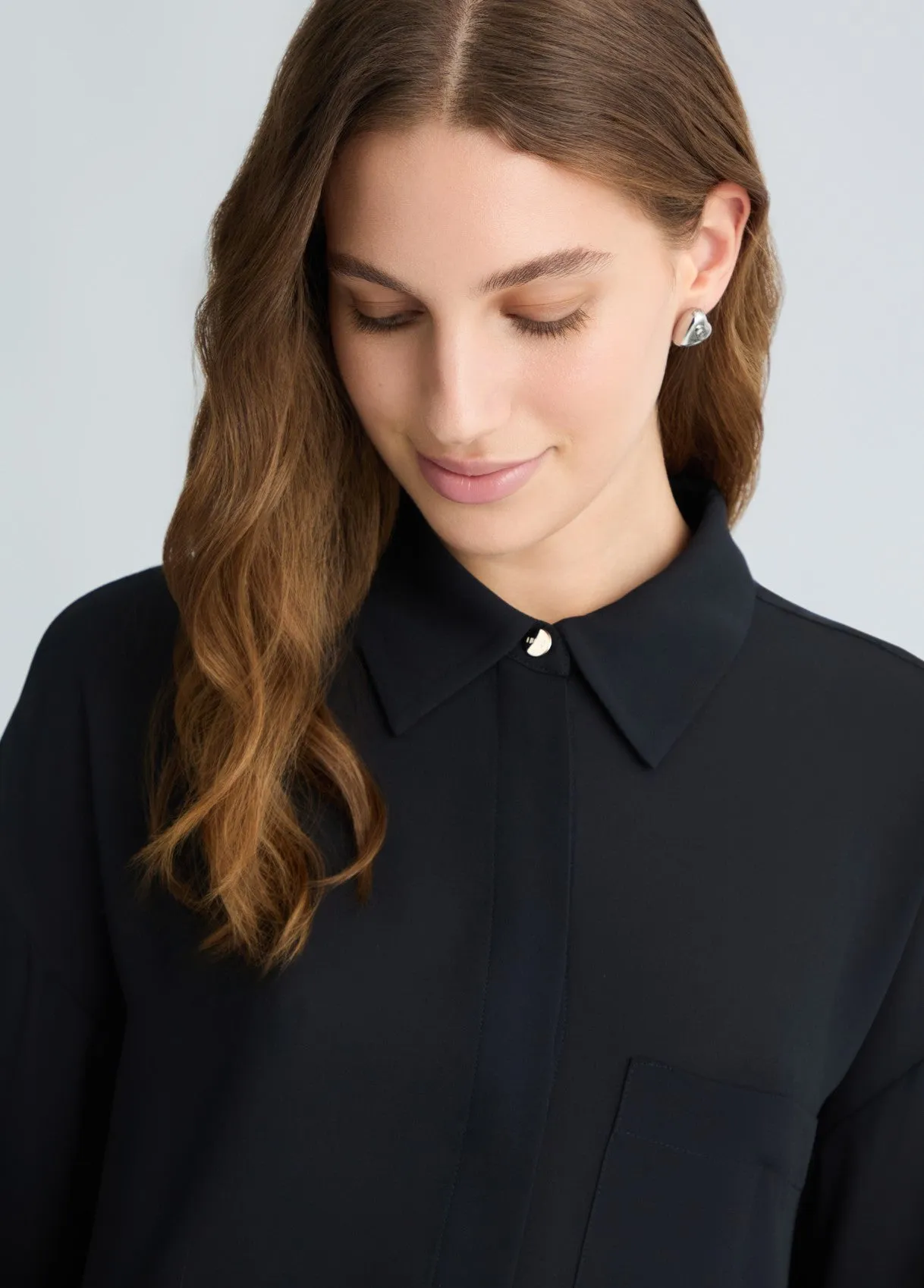 BLOUSE OVERSIZED BLACK