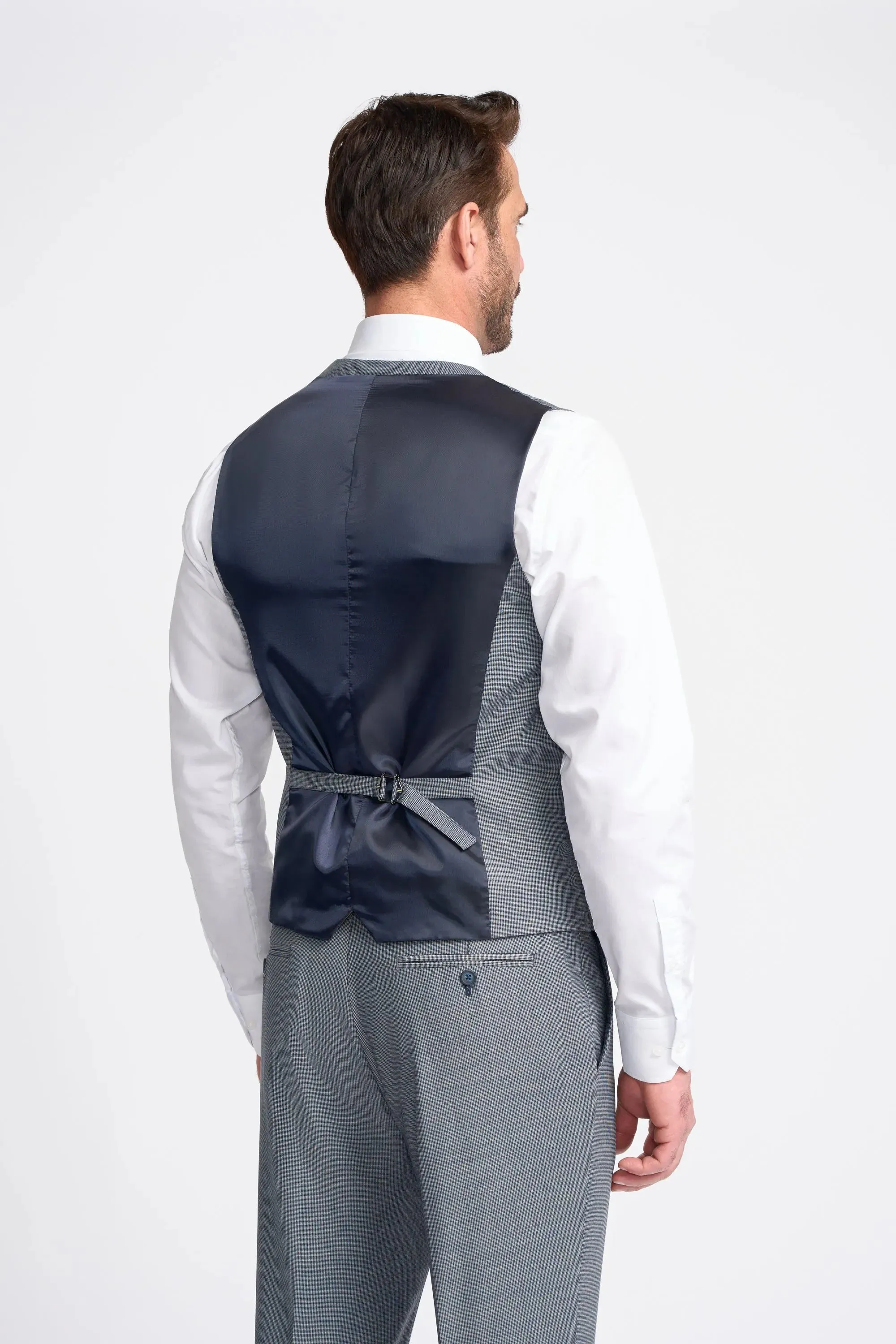 Bond - Men's Grey 3 Piece Tailored Fit Suit