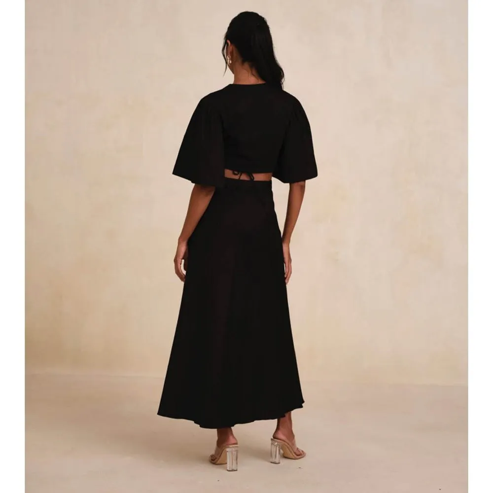 Bouji Wrap Skirt Black