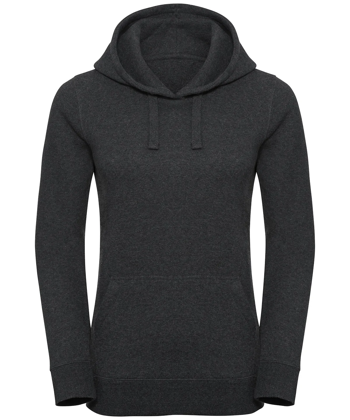 Charcoal Melange - Women's authentic melange hooded sweatshirt