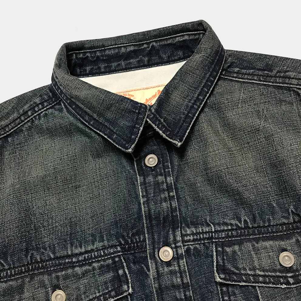 DDL 303-EVANS REGULAR FIT DENIM SHIRT