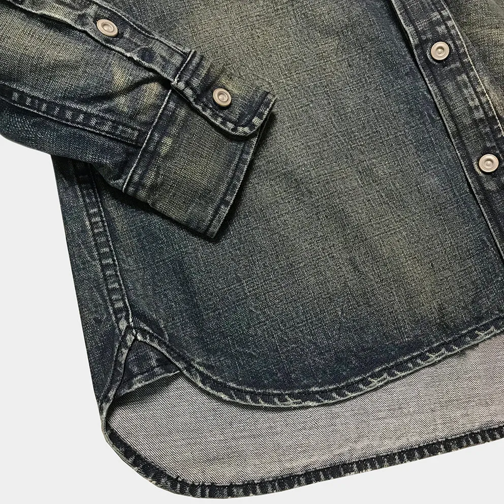 DDL 303-EVANS REGULAR FIT DENIM SHIRT