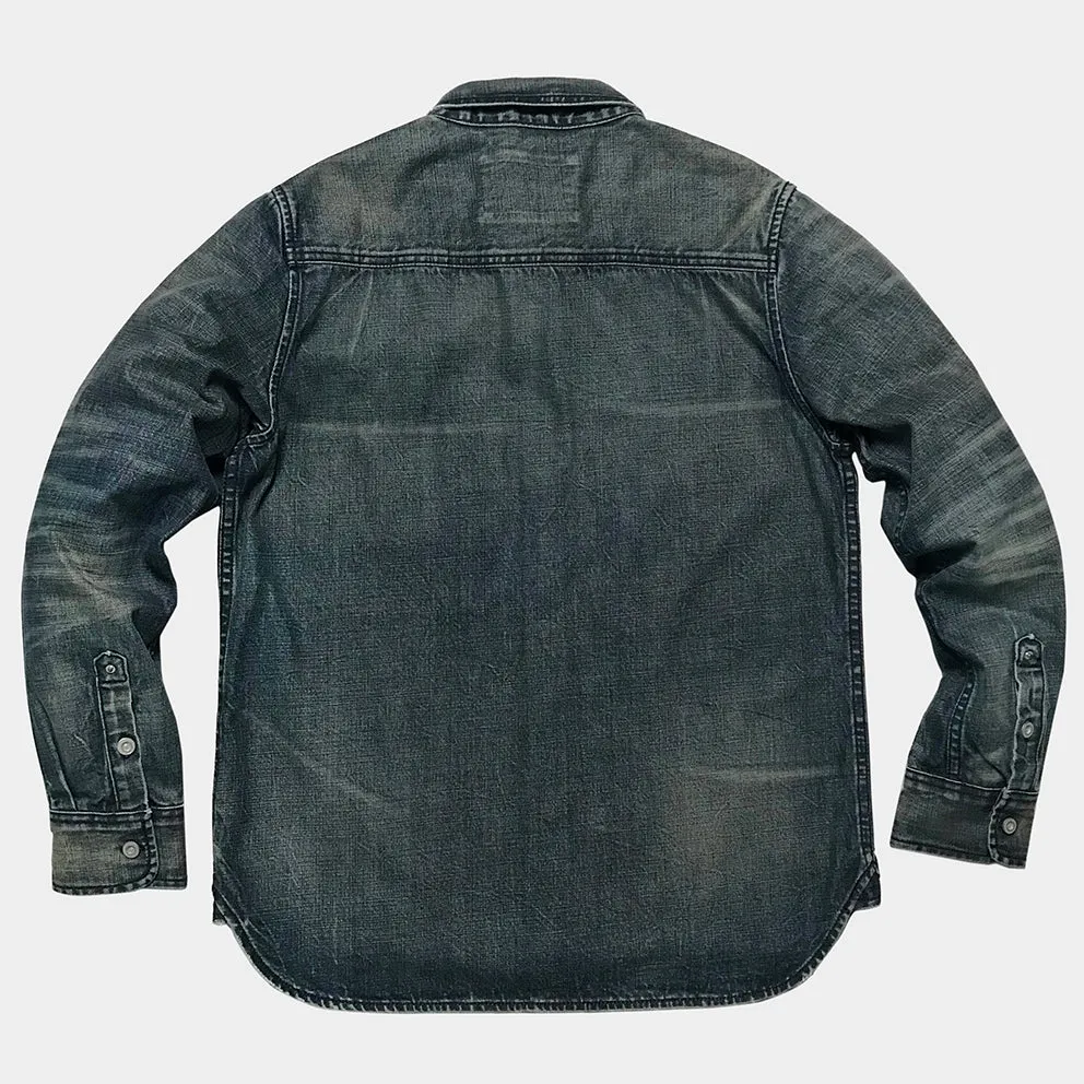 DDL 303-EVANS REGULAR FIT DENIM SHIRT