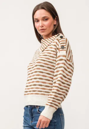 Dear John: Ingrid Sweater in Cafe Stripe