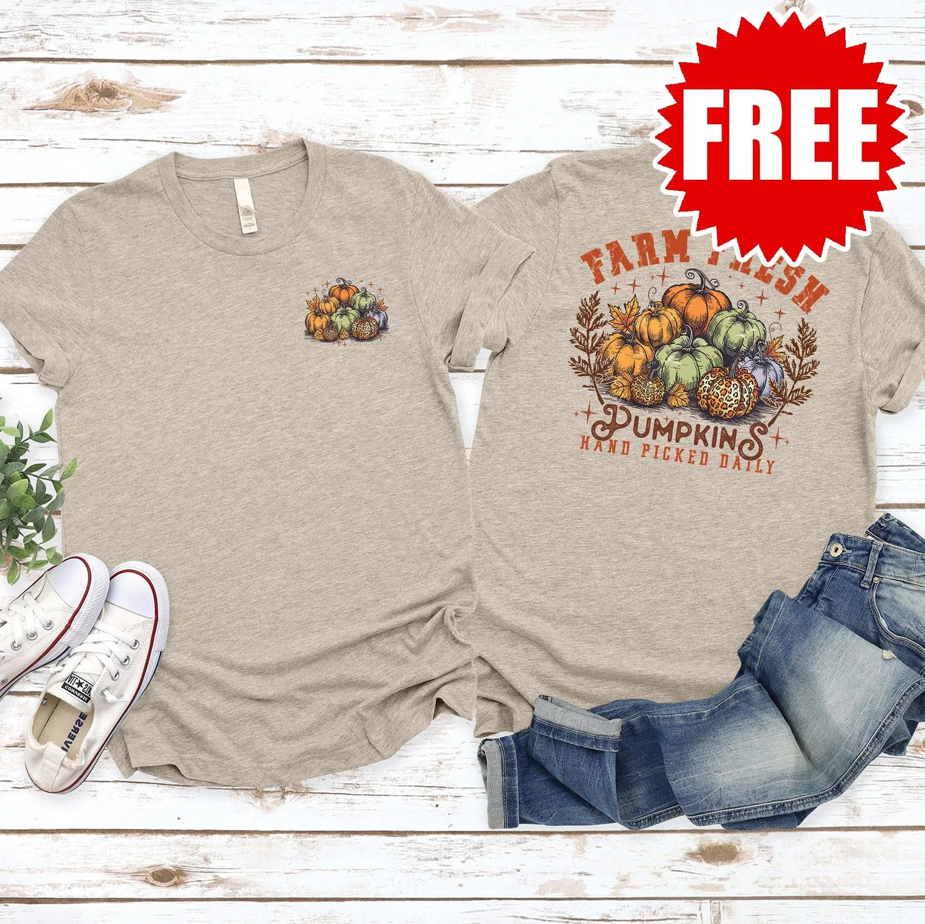 Farm Fresh Pumpkin Tee - 0