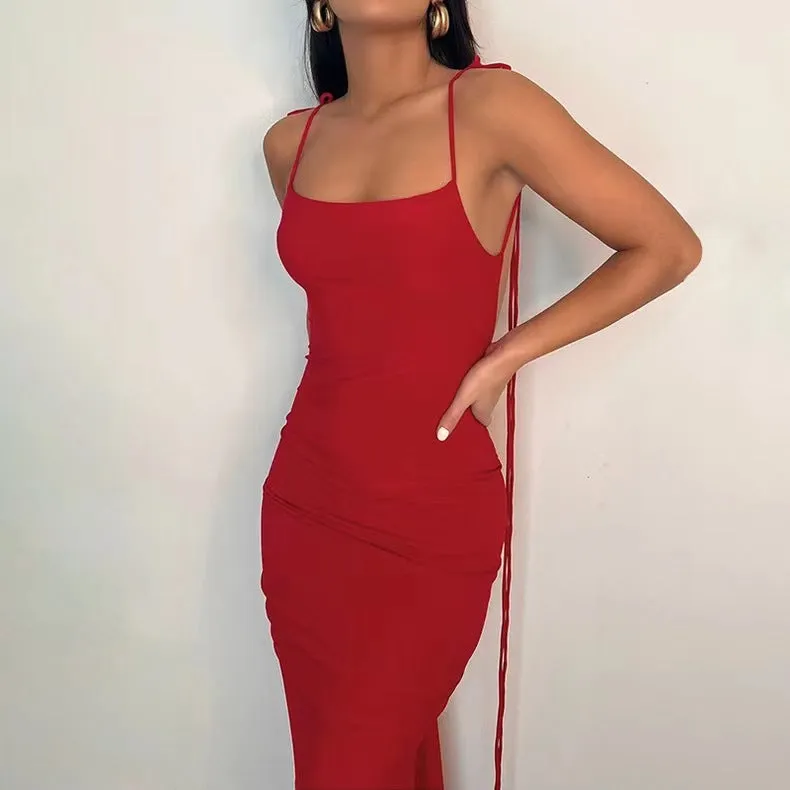 Fashionable Women's Comfortable Suspender Dress