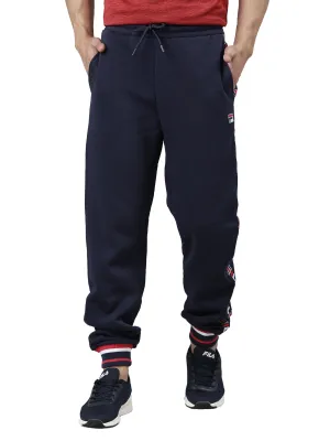 Fila Black Danube Men's Cuffed Joggers