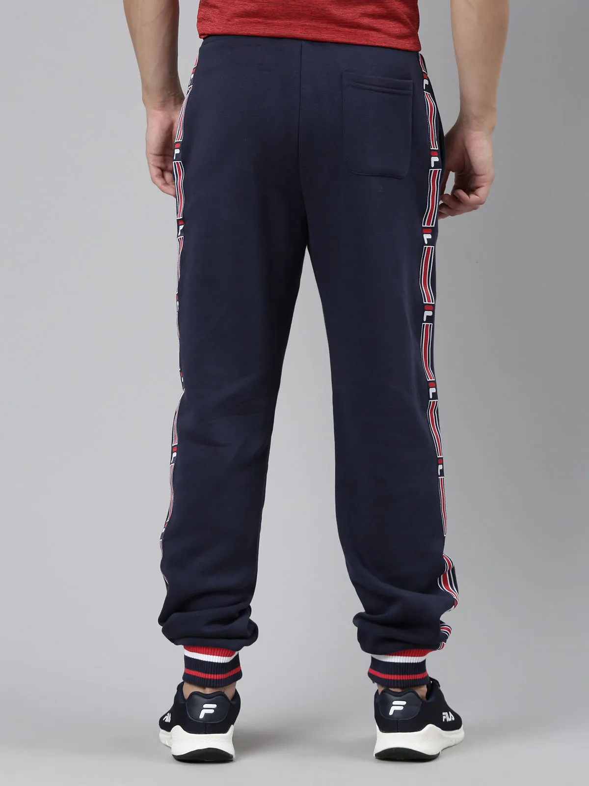 Fila Black Danube Men's Cuffed Joggers