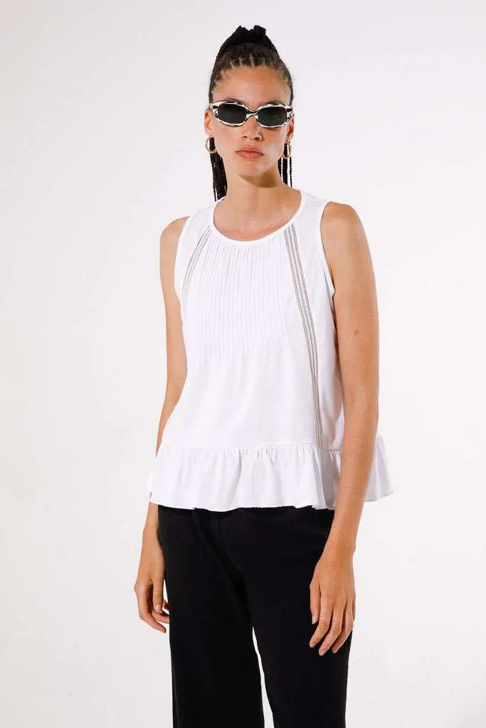 GoaGoa Sereia White Flared T-shirt