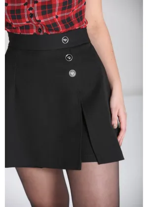 Hell Bunny Cooper 60's Skorts Black