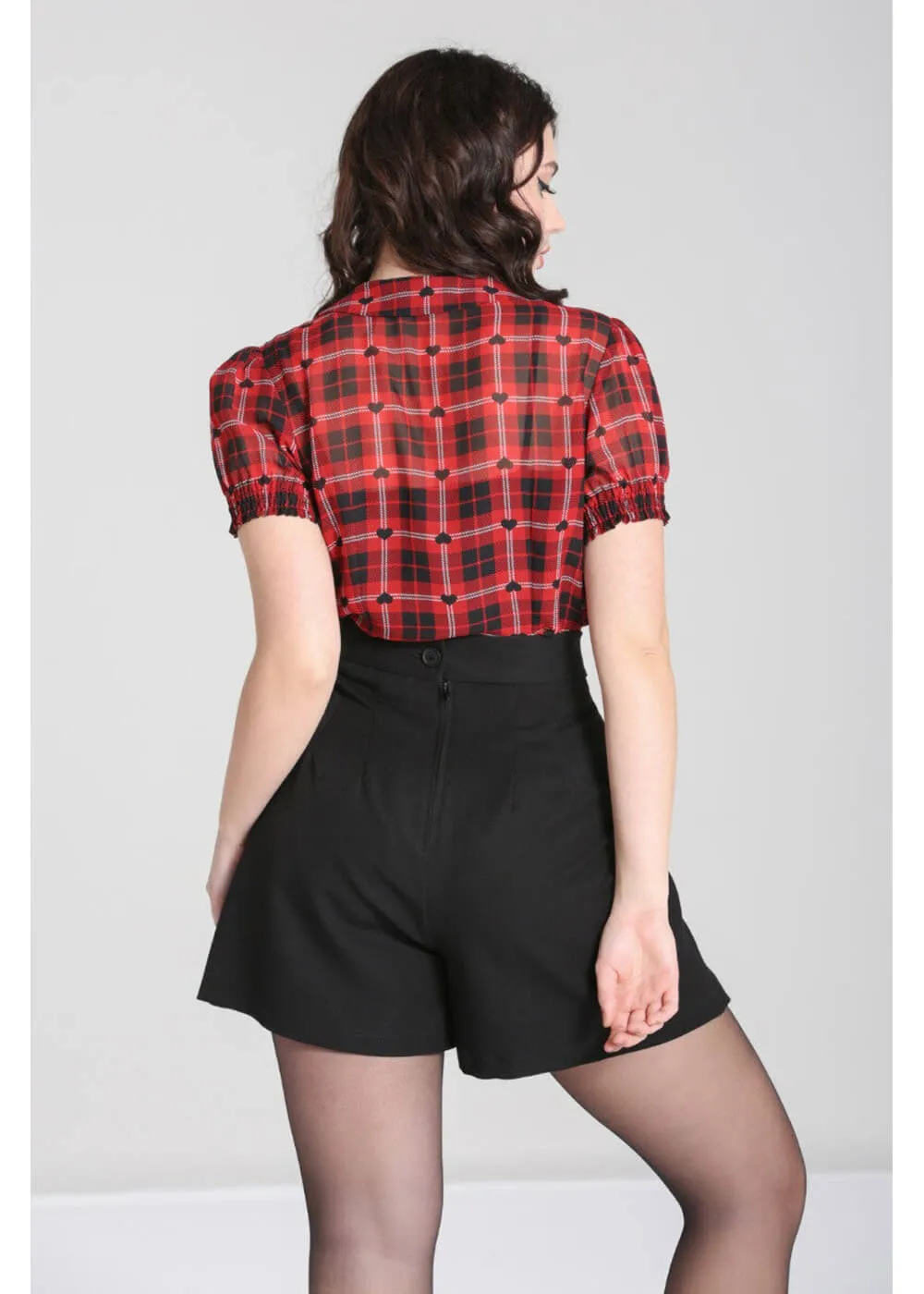 Hell Bunny Cooper 60's Skorts Black