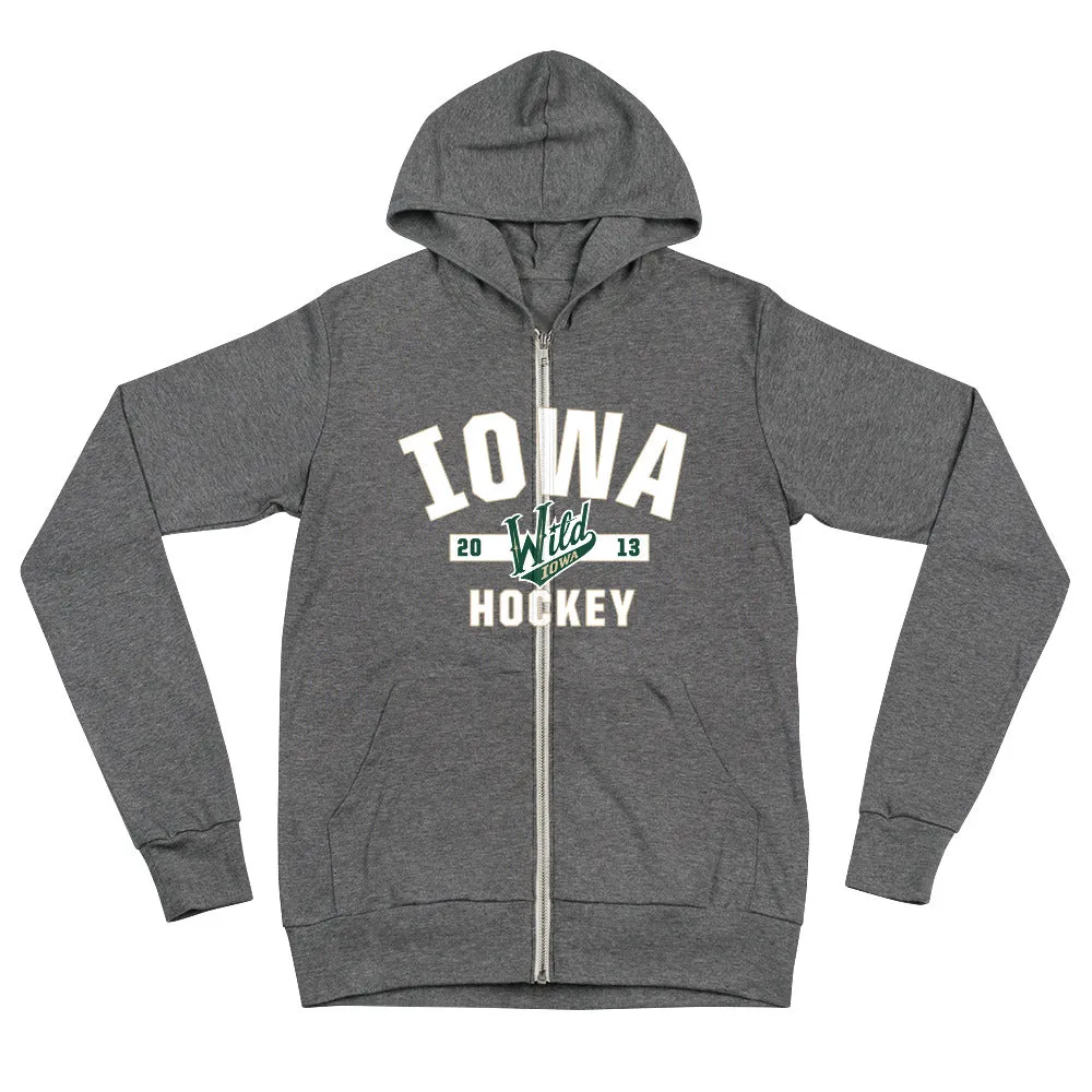 Iowa Wild Adult Established Full Zip Hoodie