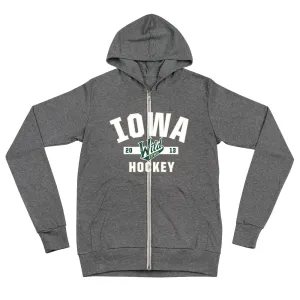 Iowa Wild Adult Established Full Zip Hoodie