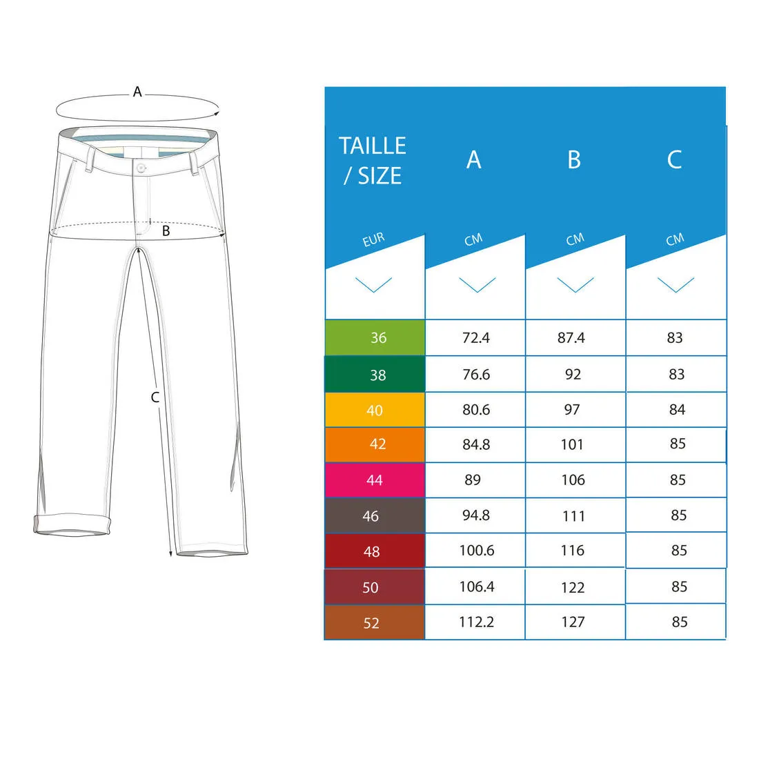 Men's Golf Trousers Mild Weather