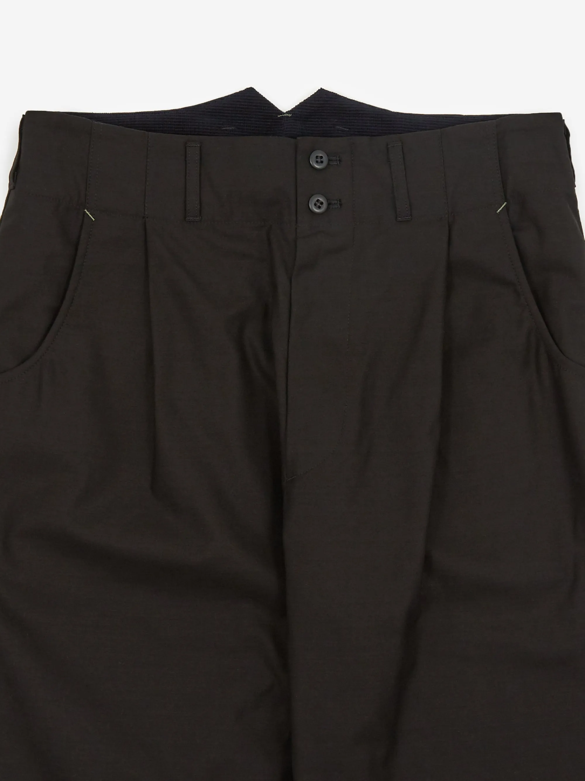 Nicholas Daley Pleated Trouser - Black