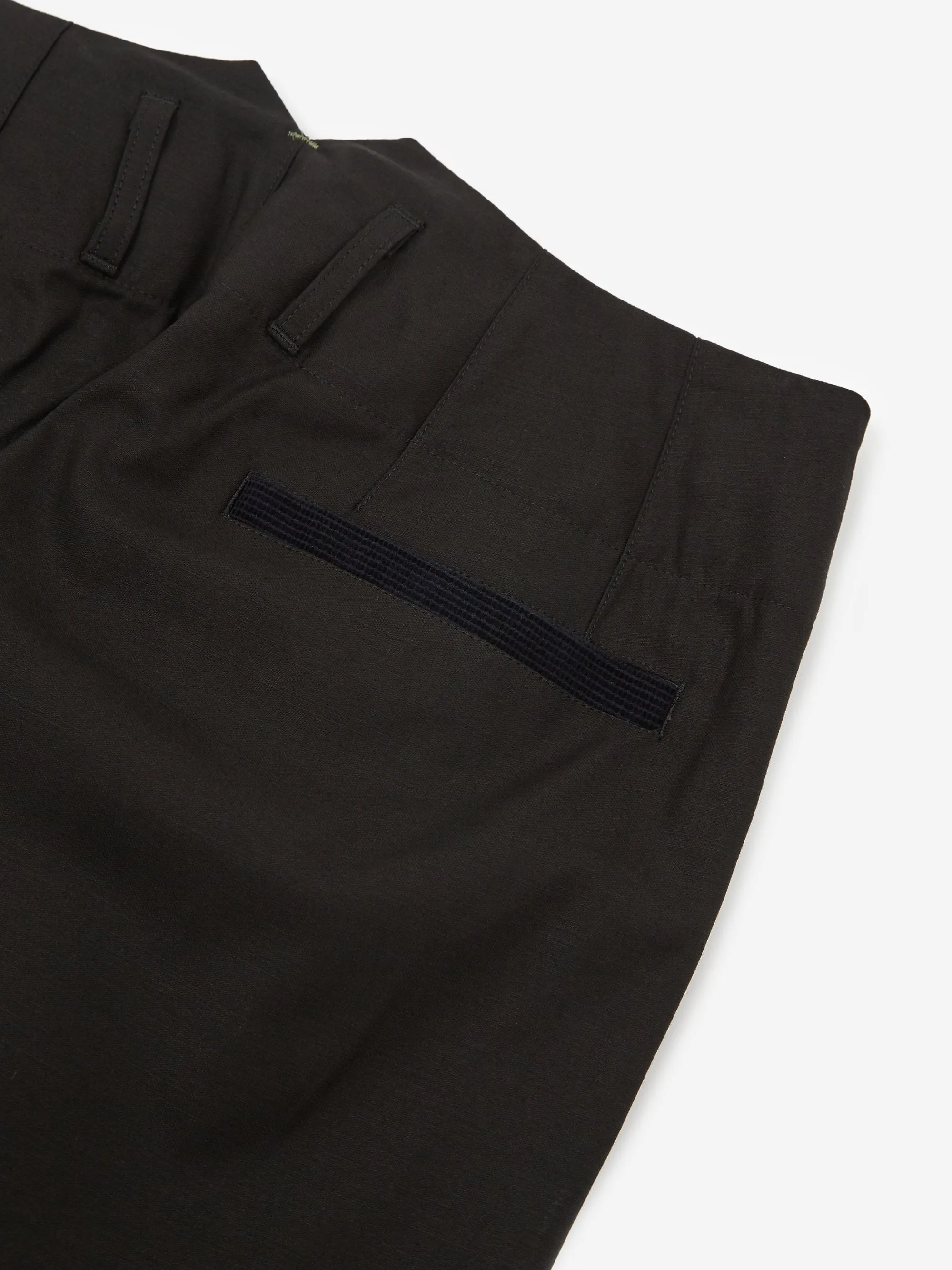 Nicholas Daley Pleated Trouser - Black