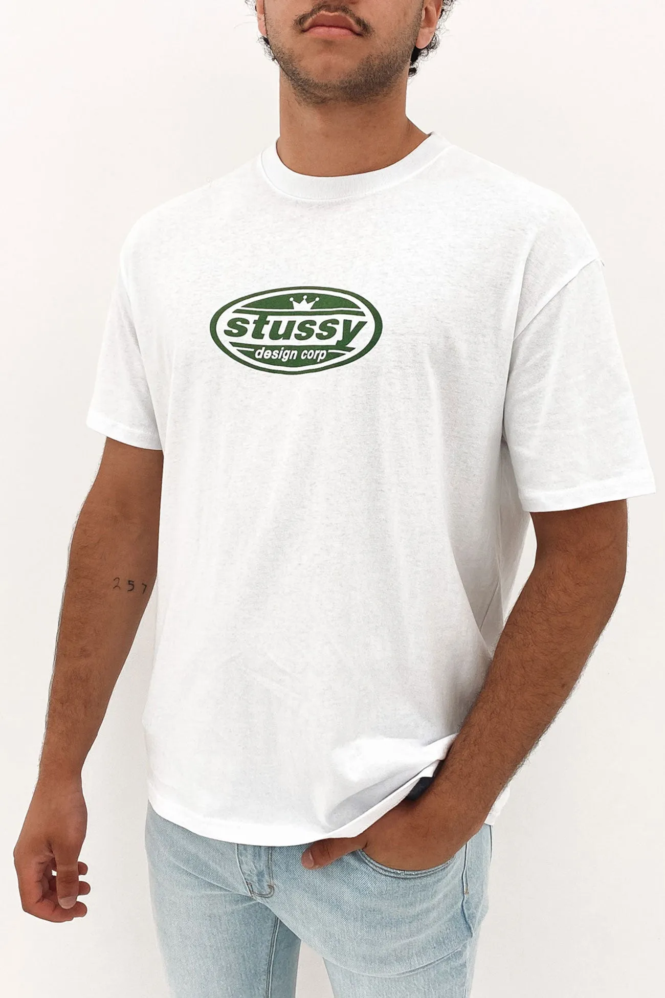 Oval Corp. Short Sleeve Tee White