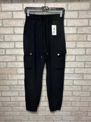 Pant - Cargo Elastic Jogger - Black