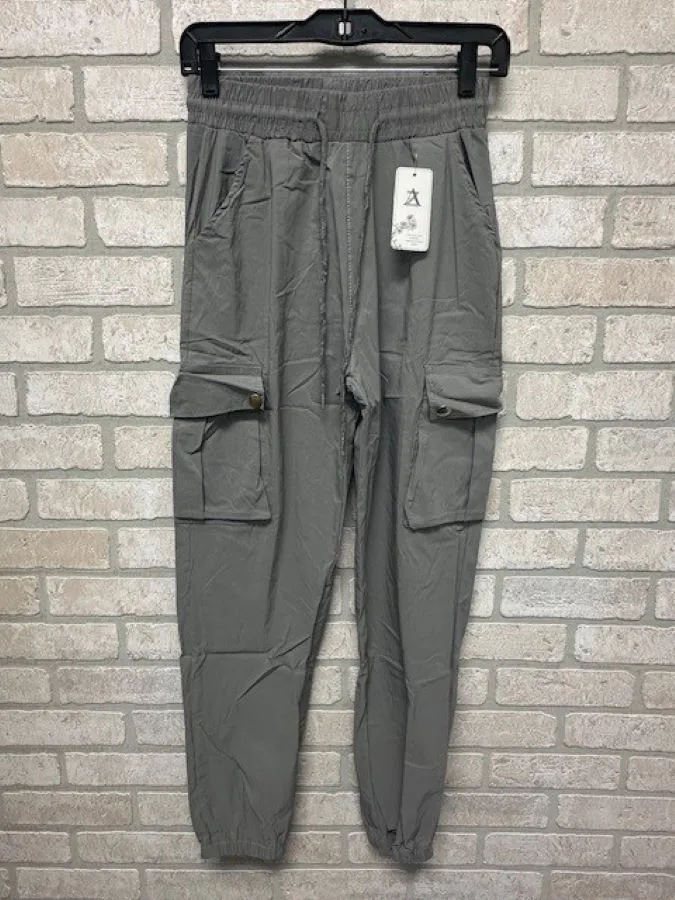 Pant - Cargo Elastic Jogger - Grey