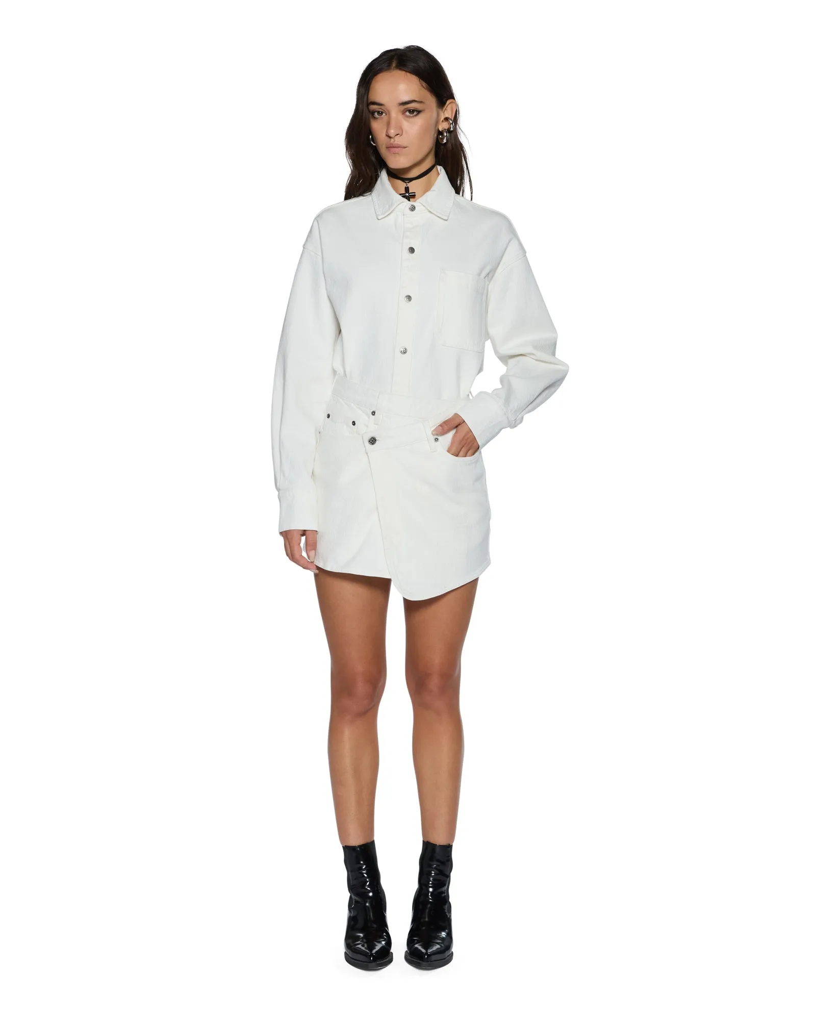 RAP SKIRT CURVE ECRU