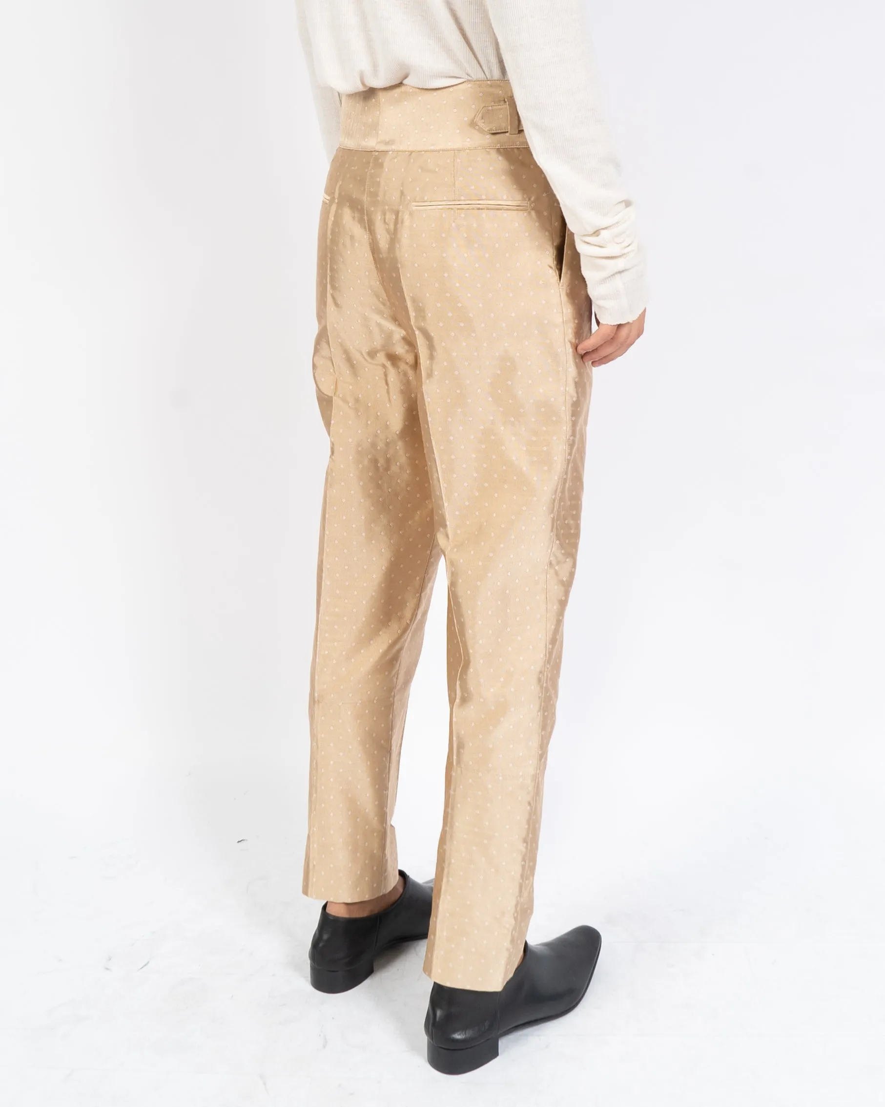SS19 Belted Beige Blackpool Trousers Sample