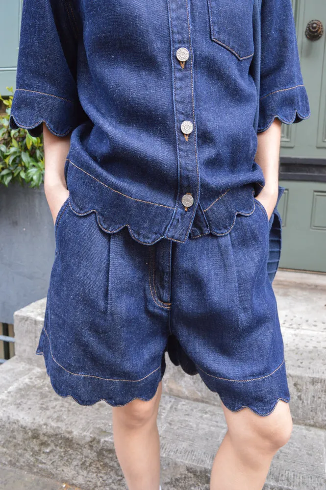 Stella Nova Dark Blue Denim Shirt