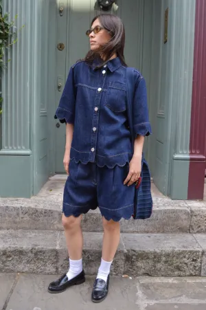 Stella Nova Dark Blue Denim Shirt