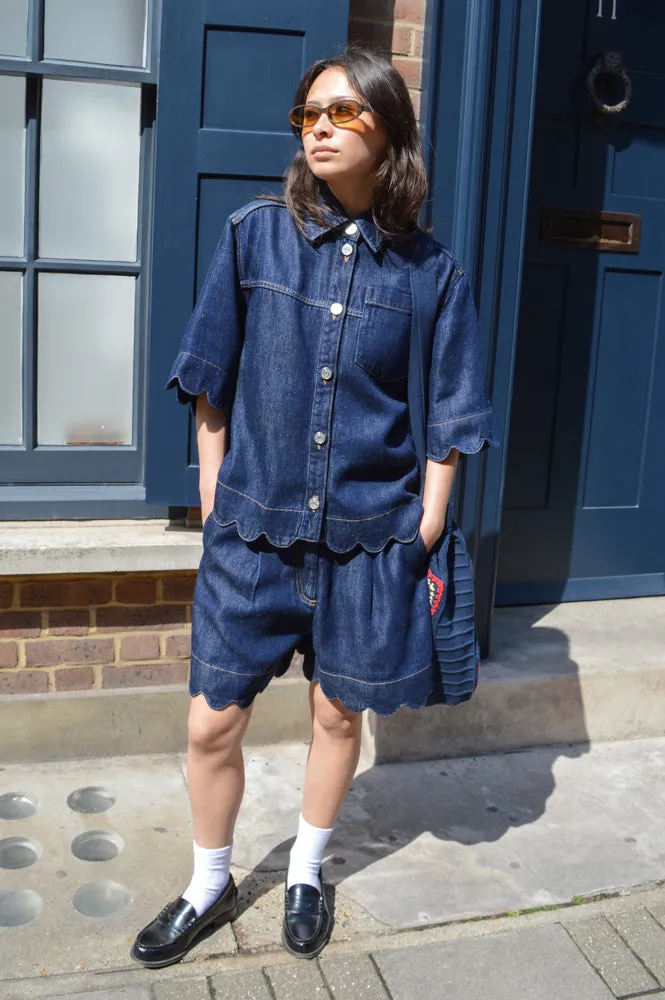 Stella Nova Dark Blue Denim Shirt
