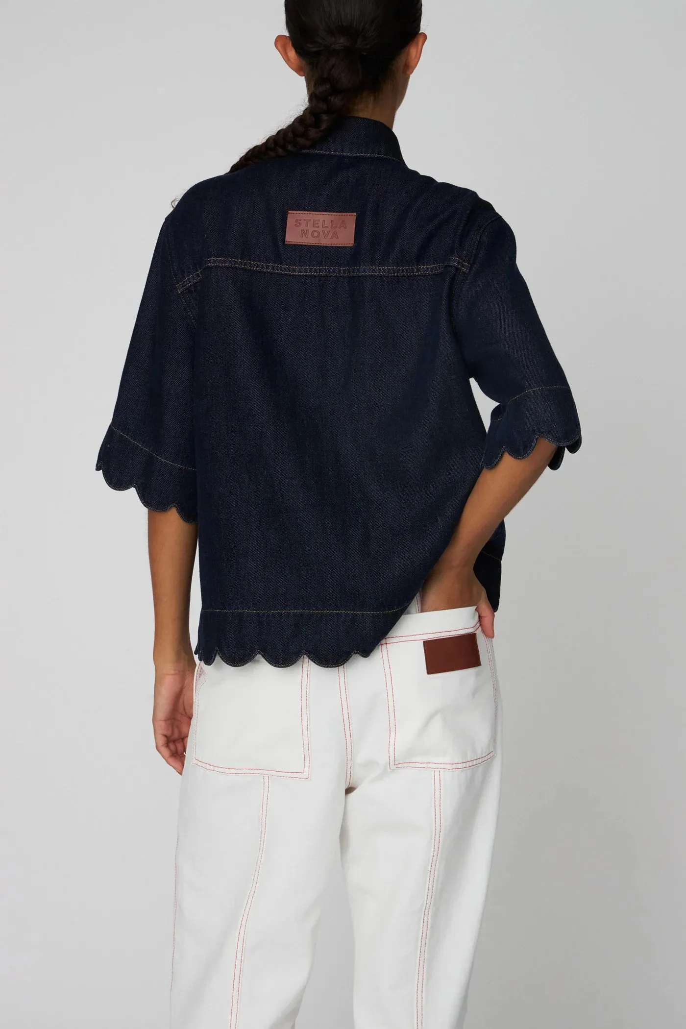 Stella Nova Dark Blue Denim Shirt