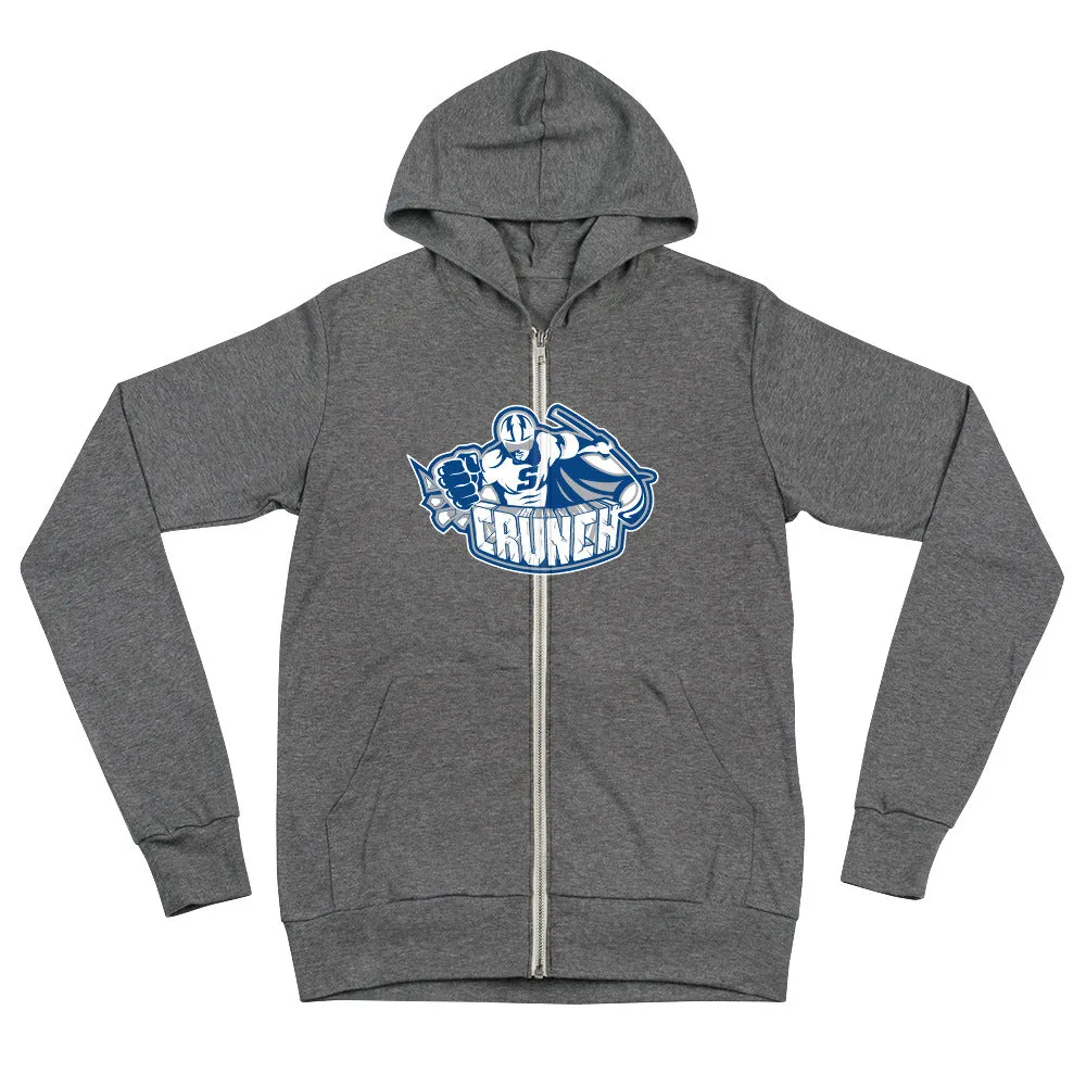 Syracuse Crunch Adult Primary Logo Full Zip Hoodie