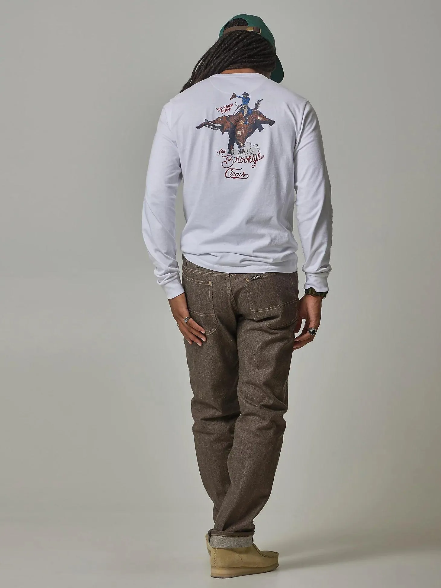 THE LEE® X BROOKLYN CIRCUS® Long Sleeve Tee in White