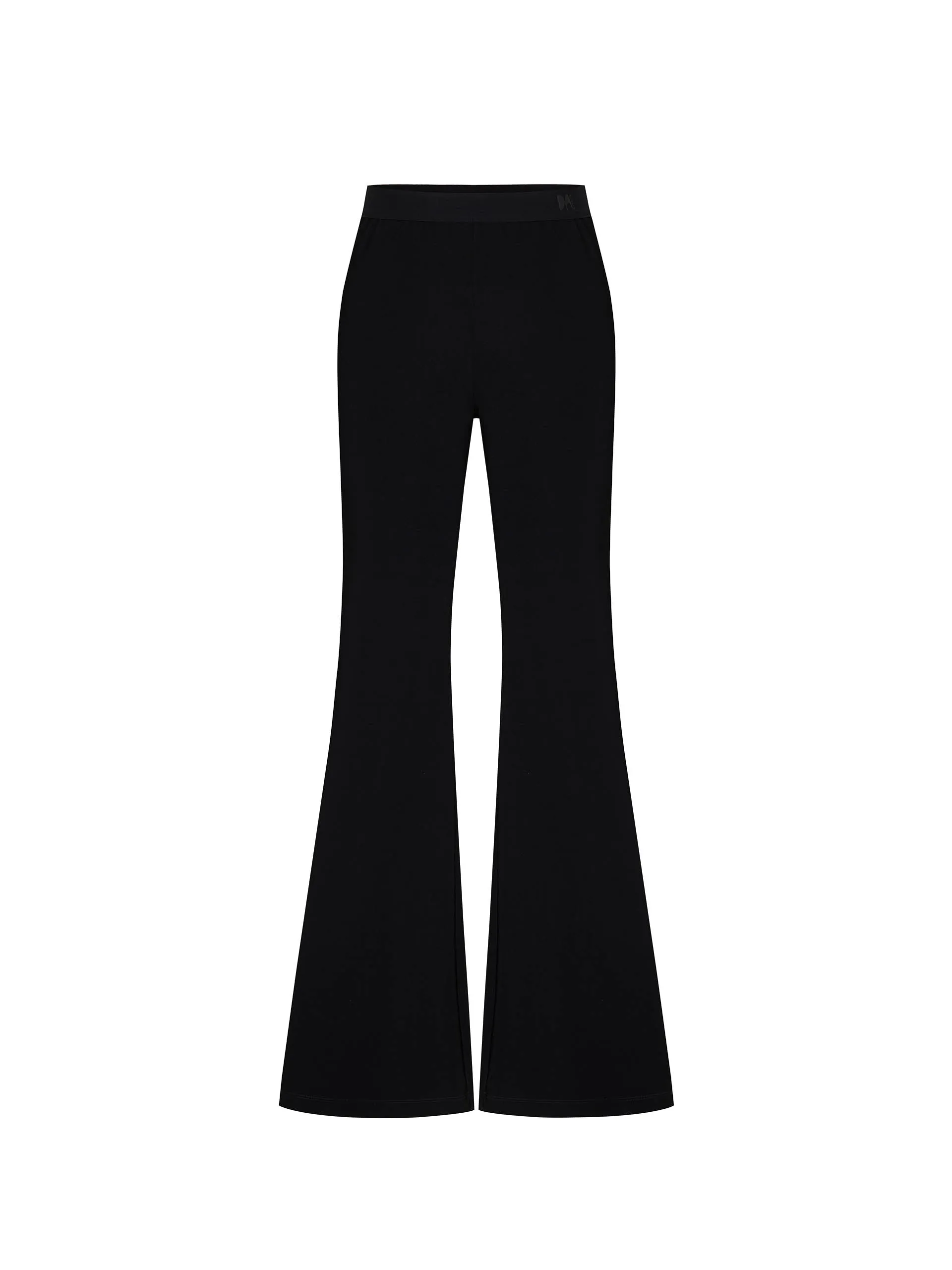 Triacetate Blend Flared Pants