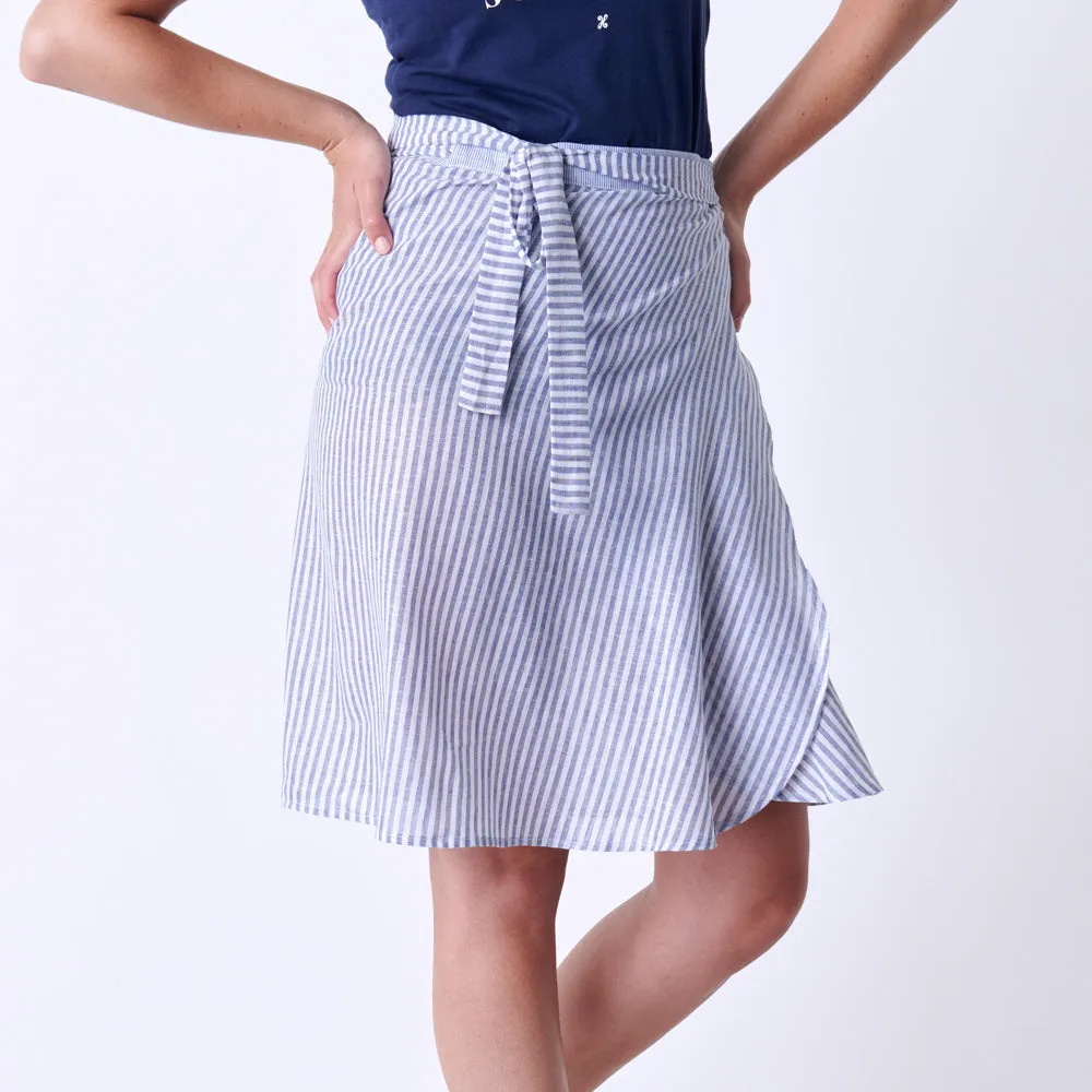 Whats News Wrap Skirt