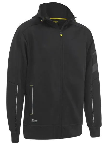 Work Fleece Hoodie With Zip-Front For Men