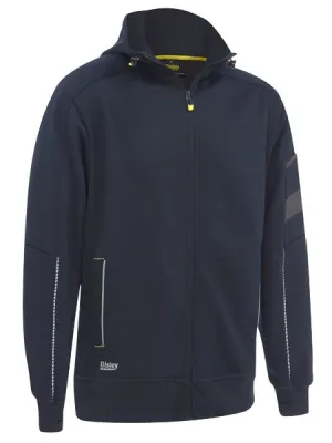 Work Fleece Hoodie With Zip-Front For Men